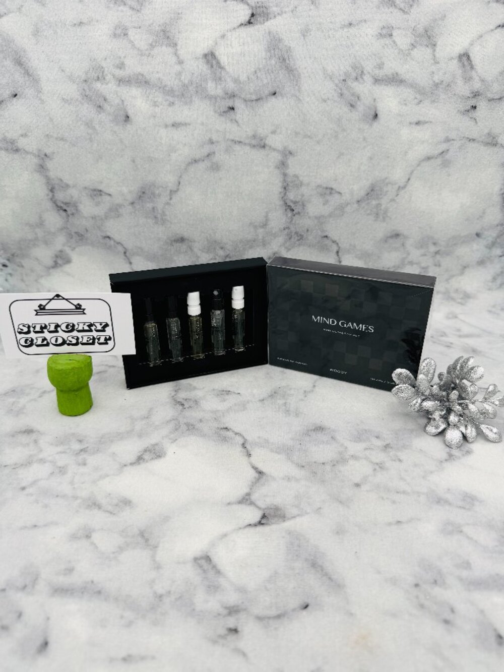 Mind Games Woody Olfactive Extrait Mini Set-Luxury Collection5x2ml-5pc-BOXED-NEW